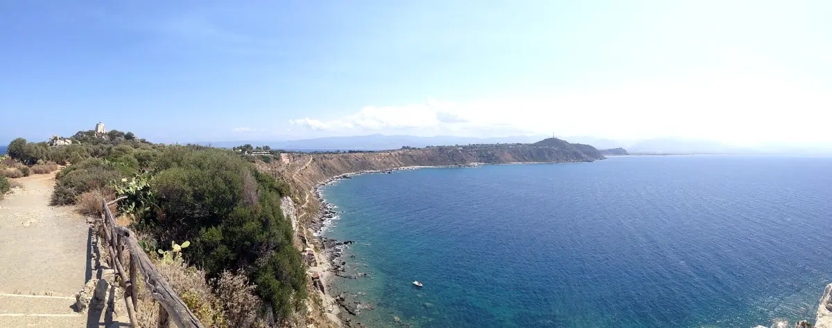 The coast of Capo Milazzo