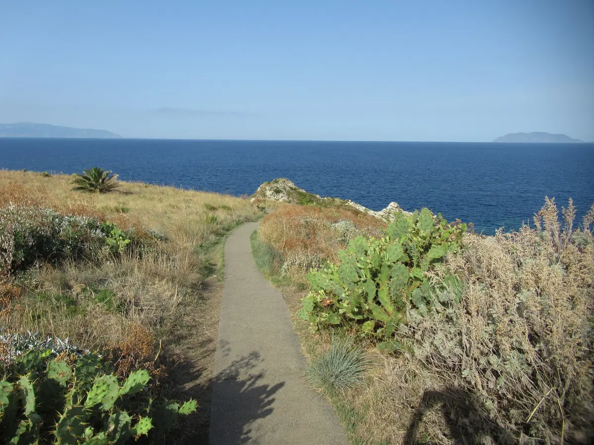 The path along Capo Milazzo