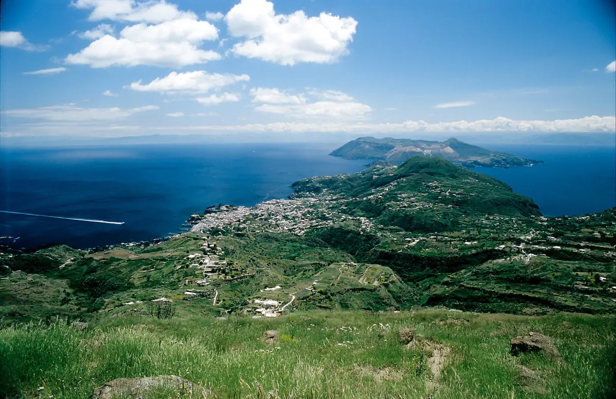 Lipari and Vulcano in the Aeolian Islands